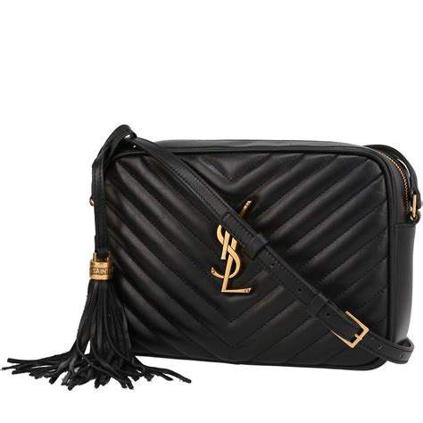 saint laurent Borsa a tracolla 'Lou' in pelle trapuntata